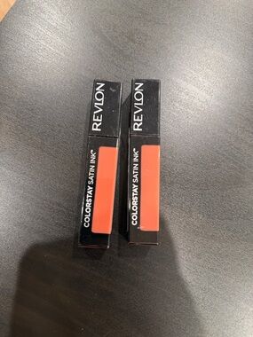 Revlon ColorStay Satin Ink Liquid Lipstick - Coral Orange (Set of 2)